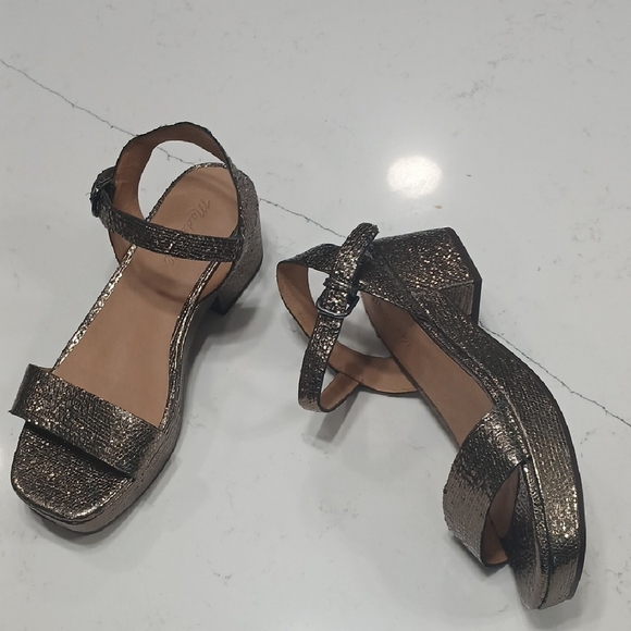 Madewell Bronce Confortable Heels, New WithOut Box Or Tags, Sz 9